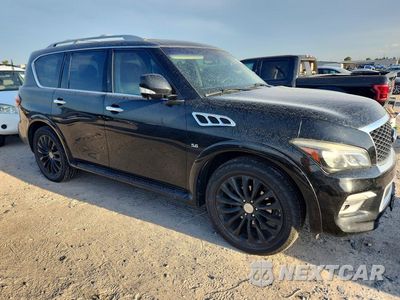 Czwarte zdjęcie samochodu z boku: 2015 INFINITI QX80 BASE VIN:JN8AZ2NF3F9571395 - miniatura