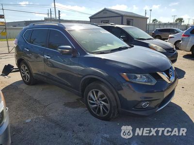 Czwarte zdjęcie samochodu z boku: 2015 NISSAN ROGUE SL VIN:5N1AT2MV9FC789099 - miniatura
