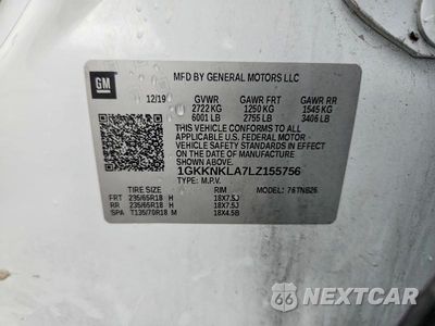 Zdjęcie 14 z 14 samochodu: 2020 GMC ACADIA SLE VIN:1GKKNKLA7LZ155756 - miniatura