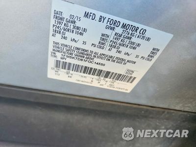 Zdjęcie 13 z 13 samochodu: 2015 FORD EXPLORER XLT VIN:1FM5K7D81FGC14550 - miniatura