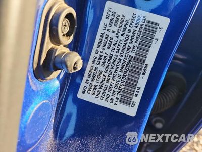 Zdjęcie 12 z 12 samochodu: 2021 HONDA CIVIC EX VIN:19XFC1F3XME006698 - miniatura