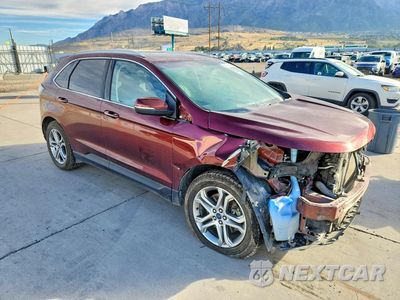 Czwarte zdjęcie samochodu z boku: 2015 FORD EDGE TITANIUM VIN:2FMTK4K99FBB22630 - miniatura