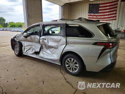 Drugie zdjęcie samochodu z przodu: 2022 TOYOTA SIENNA XLE VIN:5TDYRKEC5NS087860 - miniatura