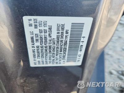 Zdjęcie 13 z 13 samochodu: 2016 HONDA ODYSSEY SE VIN:5FNRL5H38GB129044 - miniatura