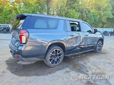 Trzecie zdjęcie samochodu z tyłu: 2021 CHEVROLET SUBURBAN C1500 RST VIN:1GNSCEKD0MR483821 - miniatura