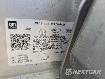 Zdjęcie 12 z 12 samochodu: 2025 CHEVROLET TRAX 1LT VIN:KL77LHEP4SC220492 - miniatura