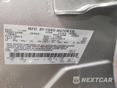 Zdjęcie 14 z 14 samochodu: 2010 FORD EDGE SEL VIN:2FMDK3JC9ABA60828 - miniatura