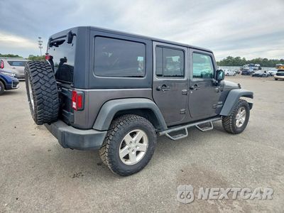 Trzecie zdjęcie samochodu z tyłu: 2016 JEEP WRANGLER UNLIMITED SPORT VIN:1C4BJWDG0GL251271 - miniatura