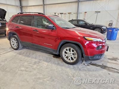 Czwarte zdjęcie samochodu z boku: 2016 JEEP CHEROKEE SPORT VIN:1C4PJLAB3GW291291 - miniatura