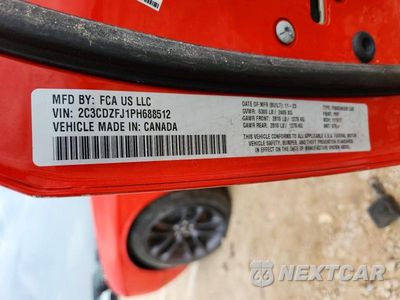 Zdjęcie 12 z 12 samochodu: 2023 DODGE CHALLENGER R/T SCAT PACK VIN:2C3CDZFJ1PH688512 - miniatura