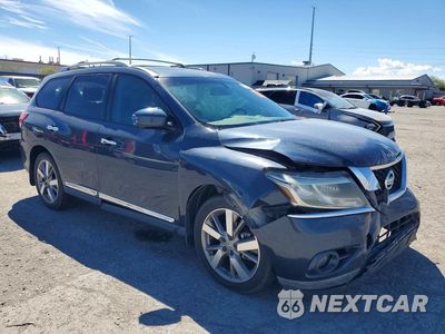 Czwarte zdjęcie samochodu z boku: 2015 NISSAN PATHFINDER S VIN:5N1AR2MMXFC668247 - miniatura