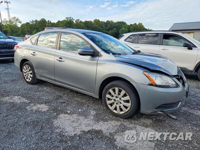 Czwarte zdjęcie samochodu z boku: 2014 NISSAN SENTRA S VIN:3N1AB7AP1EY264427 - miniatura