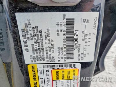 Zdjęcie 12 z 12 samochodu: 2019 FORD FUSION SEL VIN:3FA6P0CDXKR150548 - miniatura