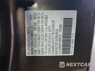 Zdjęcie 13 z 13 samochodu: 2022 HONDA ODYSSEY EXL VIN:5FNRL6H71NB047551 - miniatura