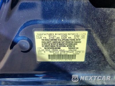 Zdjęcie 12 z 12 samochodu: 2012 NISSAN VERSA 1.6 S VIN:3N1CN7AP5CL801908 - miniatura