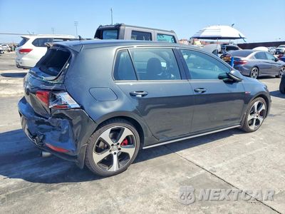 Trzecie zdjęcie samochodu z tyłu: 2017 VOLKSWAGEN GTI S/SE VIN:3VW447AU2HM018005 - miniatura