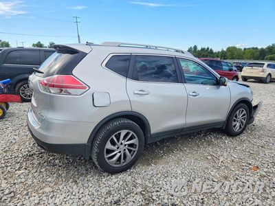 Trzecie zdjęcie samochodu z tyłu: 2014 NISSAN ROGUE SL VIN:5N1AT2MV9EC811309 - miniatura