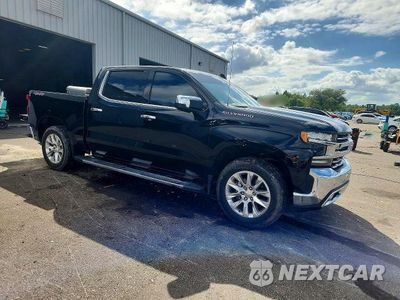 Czwarte zdjęcie samochodu z boku: 2021 CHEVROLET SILVERADO K1500 LTZ VIN:3GCUYGEDXMG186002 - miniatura