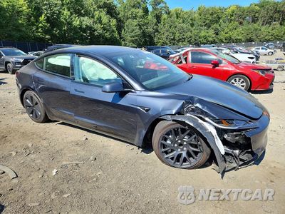 Czwarte zdjęcie samochodu z boku: 2026 TESLA MODEL 3 VIN:5YJ3E1EA9TF160437 - miniatura