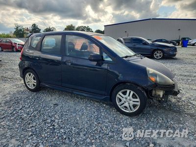 Czwarte zdjęcie samochodu z boku: 2007 HONDA FIT S VIN:JHMGD38697S015543 - miniatura