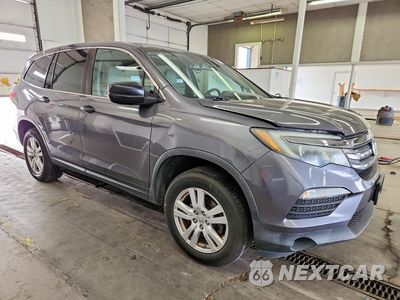 Czwarte zdjęcie samochodu z boku: 2017 HONDA PILOT VIN:5FNYF6H13HB002100 - miniatura