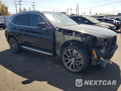 Czwarte zdjęcie samochodu z boku: 2024 BMW X3 SDRIVE30I VIN:5UX43DP04R9V62772 - miniatura