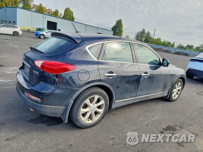 Trzecie zdjęcie samochodu z tyłu: 2010 INFINITI EX35 BASE VIN:JN1AJ0HR2AM752879 - miniatura