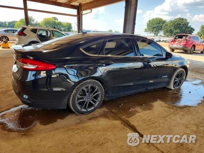 Trzecie zdjęcie samochodu z tyłu: 2018 FORD FUSION SE HYBRID VIN:3FA6P0LU4JR238039 - miniatura