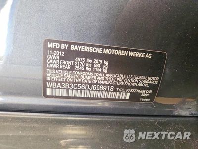 Zdjęcie 12 z 12 samochodu: 2013 BMW 328 XI VIN:WBA3B3C56DJ698918 - miniatura