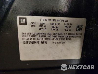 Zdjęcie 12 z 12 samochodu: 2015 CHEVROLET CRUZE LTZ VIN:1G1PG5SBXF7182059 - miniatura