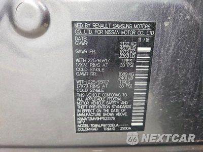 Zdjęcie 14 z 14 samochodu: 2017 NISSAN ROGUE S VIN:KNMAT2MV9HP523176 - miniatura