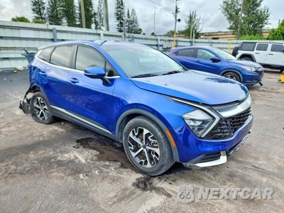 Czwarte zdjęcie samochodu z boku: 2023 KIA SPORTAGE EX VIN:5XYK33AFXPG035735 - miniatura