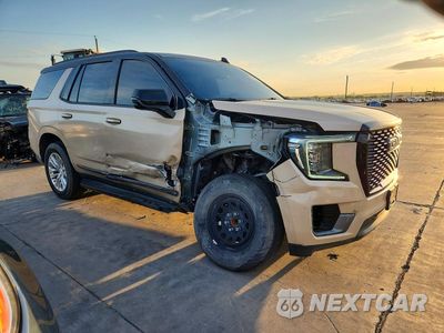Czwarte zdjęcie samochodu z boku: 2022 GMC YUKON SLT VIN:1GKS1BKD9NR328140 - miniatura