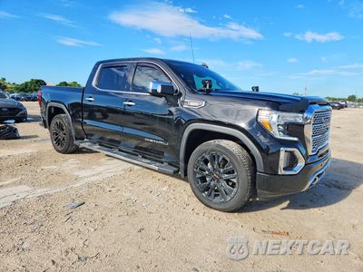 Czwarte zdjęcie samochodu z boku: 2021 GMC SIERRA K1500 DENALI VIN:1GTU9FET0MZ252717 - miniatura