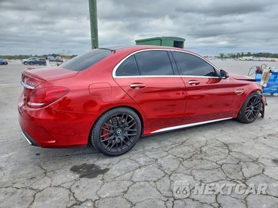 Trzecie zdjęcie samochodu z tyłu: 2016 MERCEDES-BENZ C 63 AMG-S VIN:55SWF8HB2GU113827 - miniatura