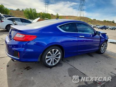 Trzecie zdjęcie samochodu z tyłu: 2014 HONDA ACCORD EXL VIN:1HGCT2B83EA006607 - miniatura