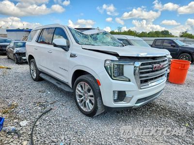 Czwarte zdjęcie samochodu z boku: 2021 GMC YUKON SLT VIN:1GKS2BKD5MR151291 - miniatura