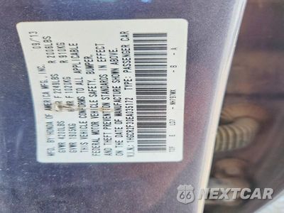 Zdjęcie 12 z 12 samochodu: 2014 HONDA ACCORD LX VIN:1HGCR2F30EA035172 - miniatura