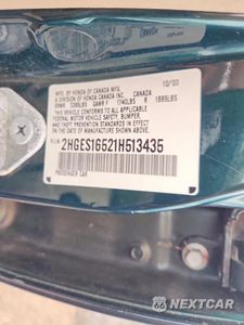 Zdjęcie 12 z 12 samochodu: 2001 HONDA CIVIC LX VIN:2HGES16521H513435 - miniatura