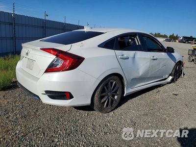 Trzecie zdjęcie samochodu z tyłu: 2020 HONDA CIVIC EX VIN:19XFC1F33LE214131 - miniatura