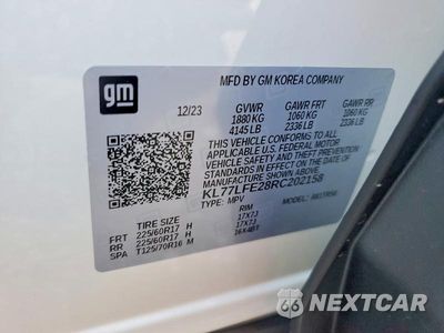 Zdjęcie 13 z 13 samochodu: 2024 CHEVROLET TRAX LS VIN:KL77LFE28RC202158 - miniatura