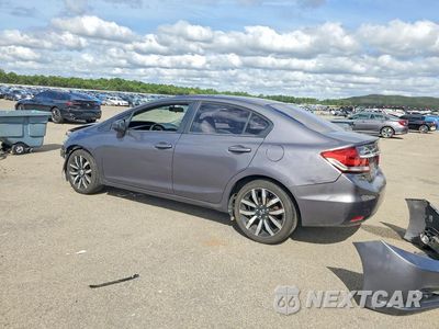 Drugie zdjęcie samochodu z przodu: 2014 HONDA CIVIC EXL VIN:19XFB2F9XEE217950 - miniatura