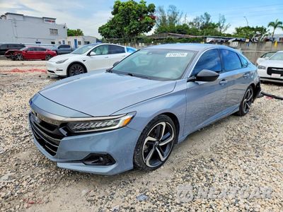 2021 HONDA ACCORD SPORT SE 1HGCV1F49MA064831 - główne zdjęcie licytacji z USA - miniatura