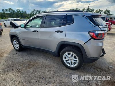 Drugie zdjęcie samochodu z przodu: 2020 JEEP COMPASS SPORT VIN:3C4NJCAB8LT191016 - miniatura