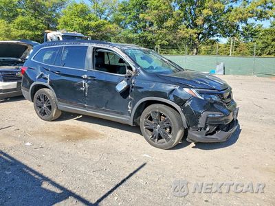 Czwarte zdjęcie samochodu z boku: 2021 HONDA PILOT SE VIN:5FNYF6H28MB047021 - miniatura