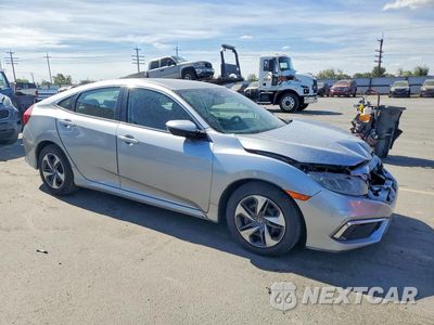Czwarte zdjęcie samochodu z boku: 2020 HONDA CIVIC LX VIN:2HGFC2F64LH569749 - miniatura