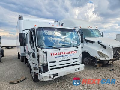 Czwarte zdjęcie samochodu z boku: 2015 ISUZU NQR BOX TRUCK VIN:JALE5J169F7901415 - miniatura