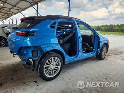 Trzecie zdjęcie samochodu z tyłu: 2019 HYUNDAI KONA SEL VIN:KM8K22AA0KU355134 - miniatura