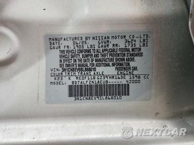 Zdjęcie 13 z 13 samochodu: 2025 NISSAN VERSA SV VIN:3N1CN8EV9SL868010 - miniatura