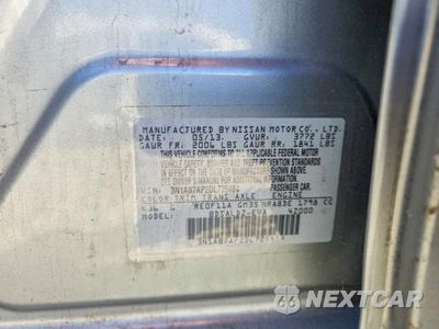 Zdjęcie 12 z 12 samochodu: 2013 NISSAN SENTRA S VIN:3N1AB7AP2DL725484 - miniatura